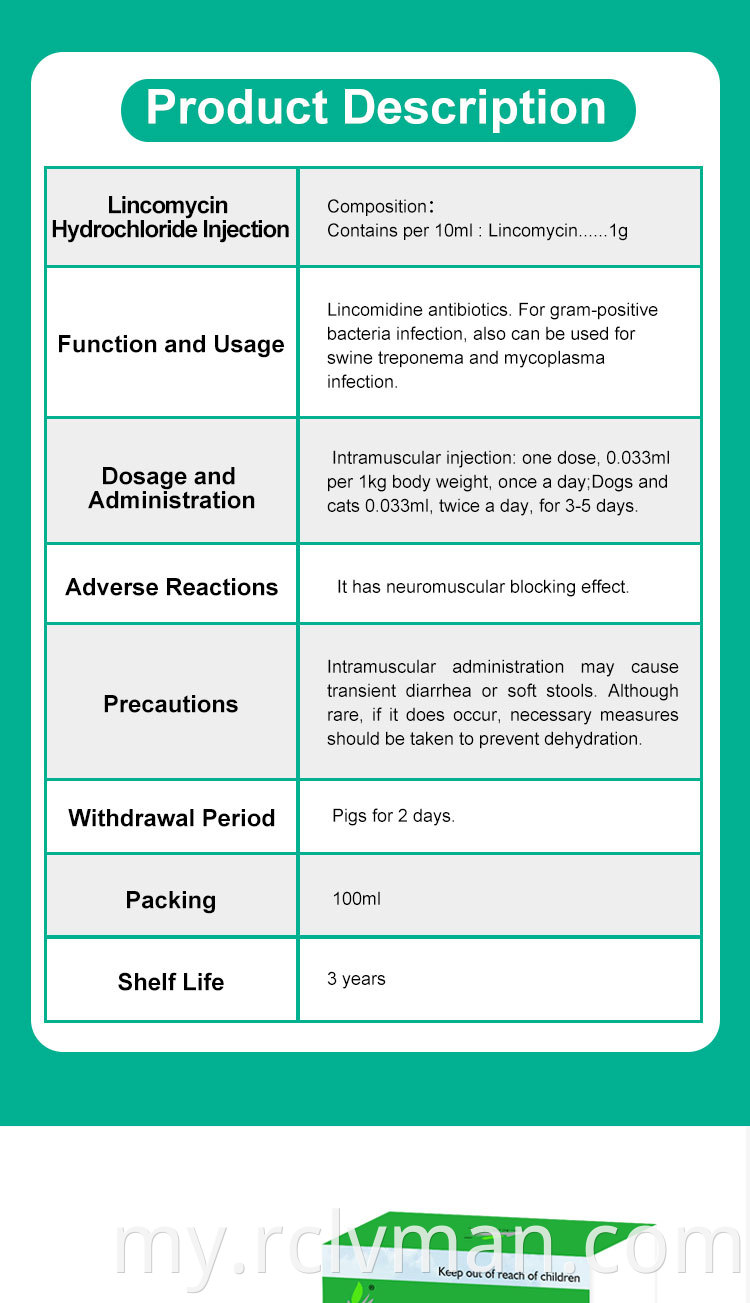 Lincomycin Hydrochloride Injection 02